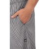 imageChef Works Mens Essential Baggy ZipFly Chef PantsSmall Check