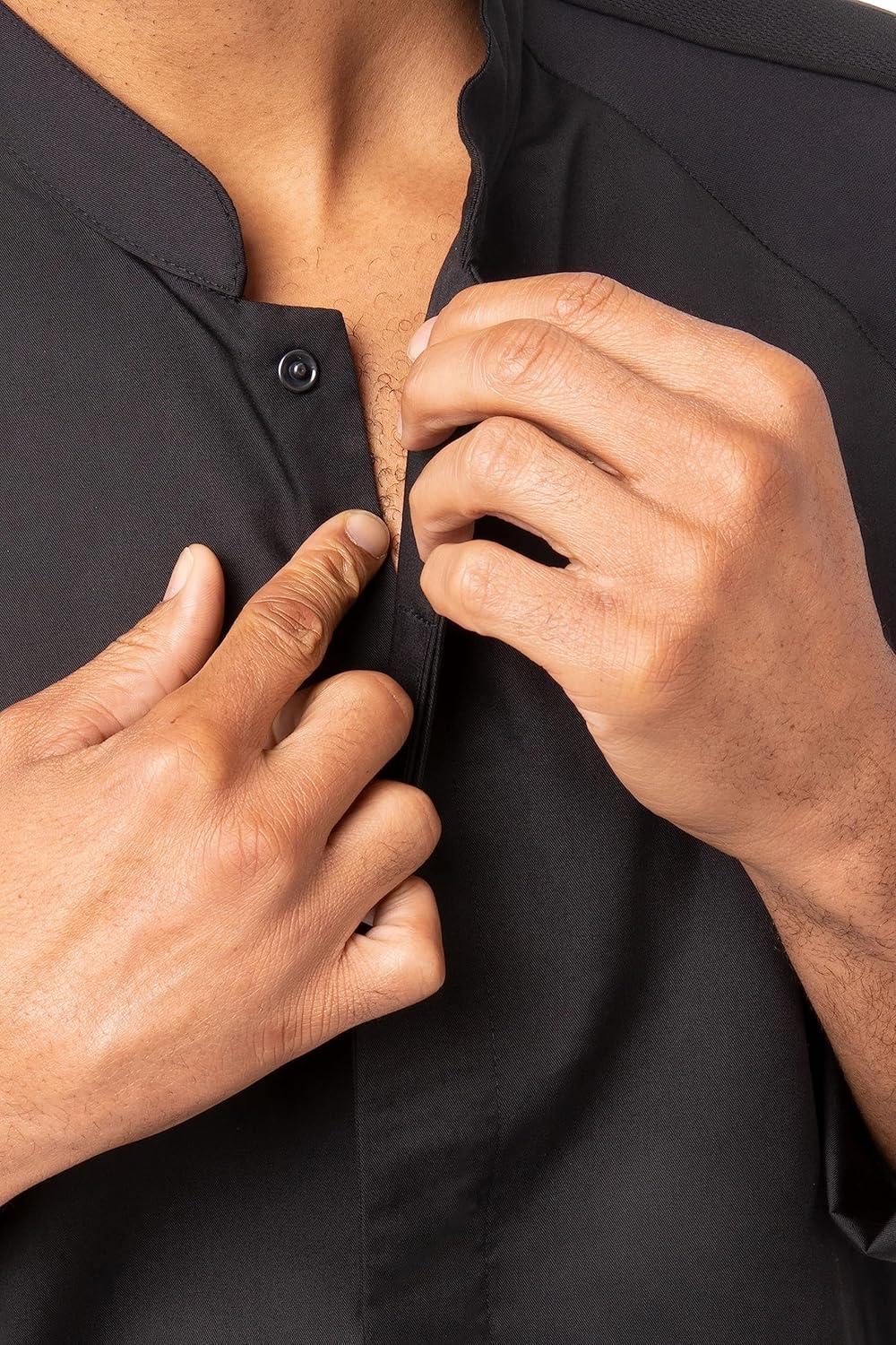 imageChef Works Mens Valencia Chef CoatBlack