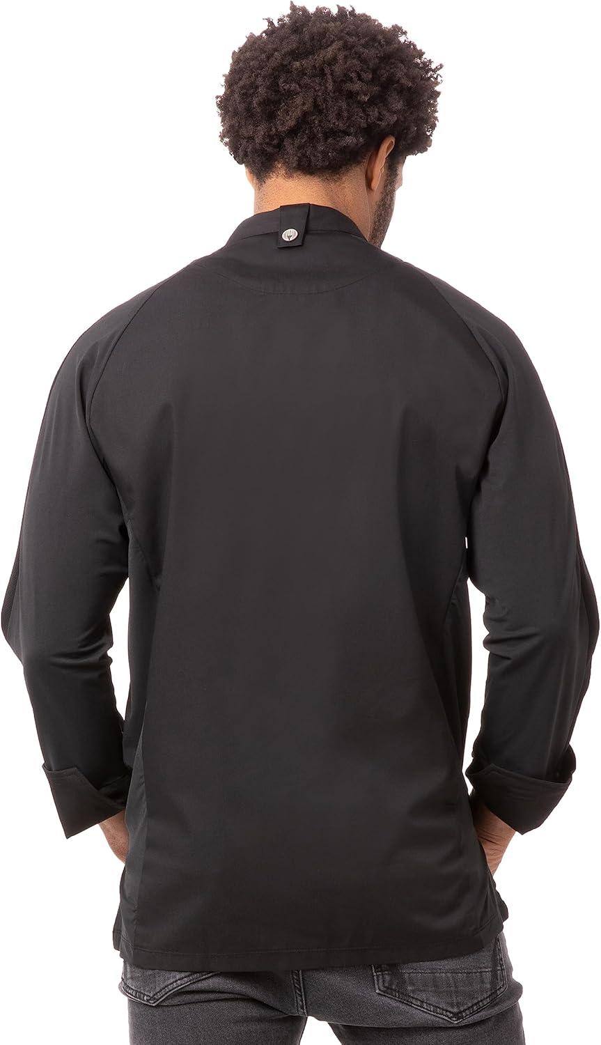 imageChef Works Mens Valencia Chef CoatBlack
