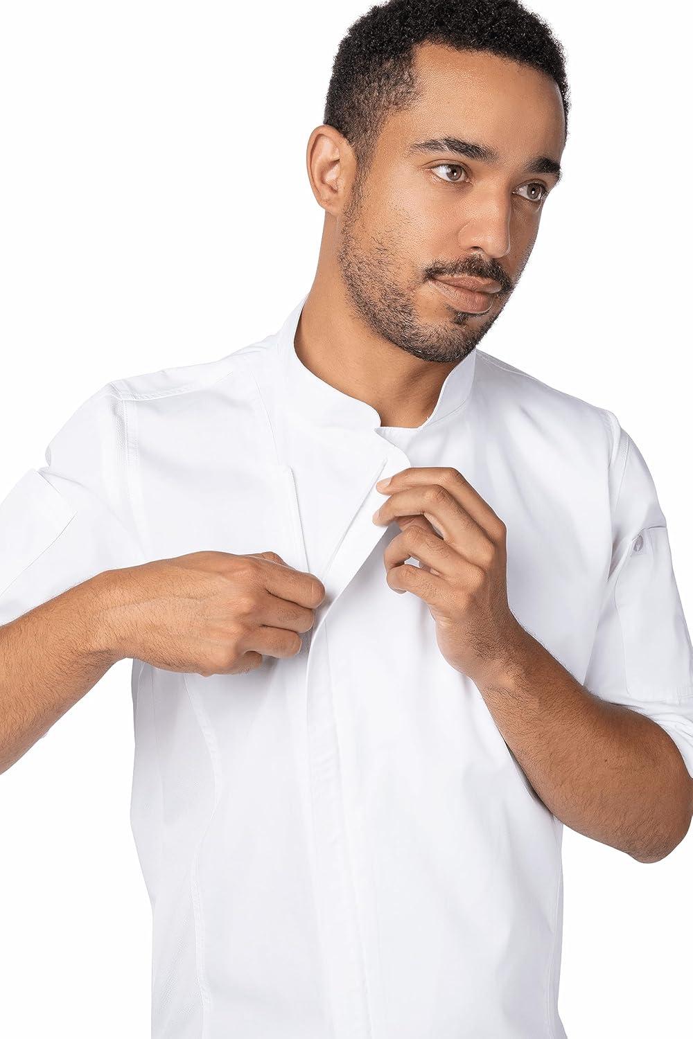 imageChef Works Unisex Sustainable Hartford Chef CoatWhite