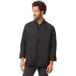 imageChef Works Mens Valencia Chef CoatBlack