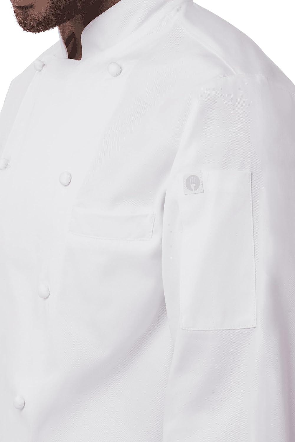 imageChef Works Mens Henri Executive Chef CoatWhite