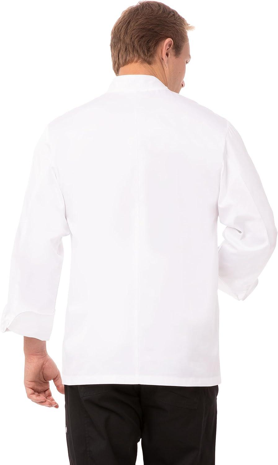 imageChef Works Mens Premium Cotton Chef CoatWhite