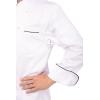 imageChef Works Mens Monte Carlo Premium Cotton Chef CoatWhite