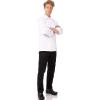 imageChef Works Mens Monte Carlo Premium Cotton Chef CoatWhite