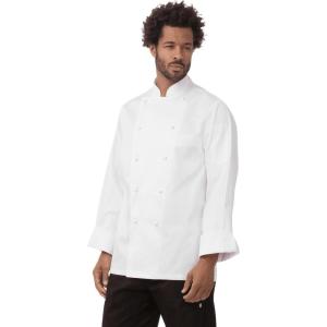 imageChef Works Mens Madrid Premium Cotton Chef CoatWhite