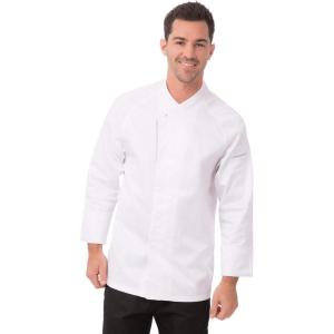imageChef Works Mens Trieste Premium Cotton Chef CoatWhite