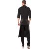 imageChef Works Unisex Presidio Bistro ApronBlack Gray