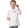 imageChef Works Custom Embroidered Kids Chef CoatWhite