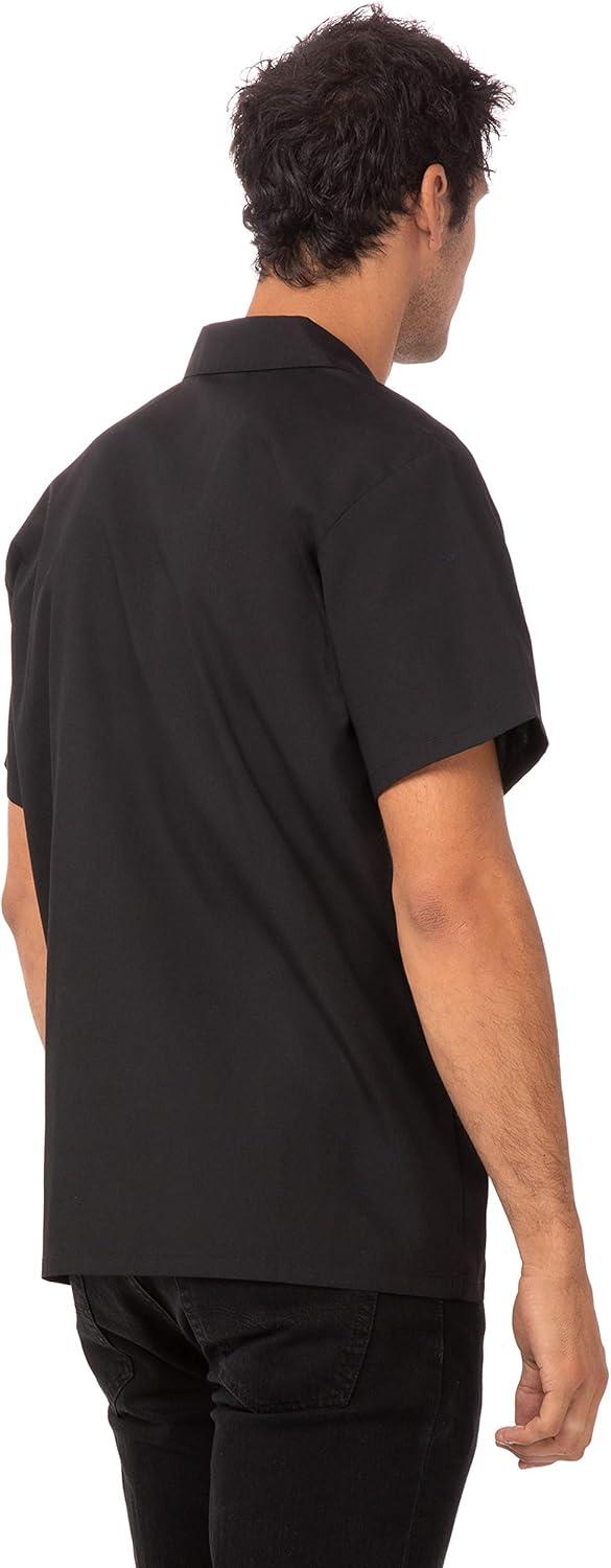 imageChef Works Custom Embroidered Mens Utility Cook ShirtBlack