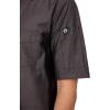 imageChef Works Custom Embroidered Mens Detroit Short Sleeve Denim ShirtBlack