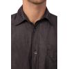imageChef Works Custom Embroidered Mens Detroit Short Sleeve Denim ShirtBlack