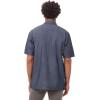 imageChef Works Custom Embroidered Mens Detroit Short Sleeve Denim ShirtIndigo Blue