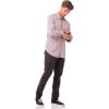 imageChef Works Custom Embroidered Mens Modern Gingham Long Sleeve Dress ShirtChili Peppers