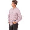 imageChef Works Custom Embroidered Mens Modern Gingham Long Sleeve Dress ShirtChili Peppers