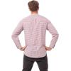 imageChef Works Custom Embroidered Mens Modern Gingham Long Sleeve Dress ShirtChili Peppers