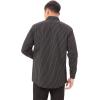 imageChef Works Custom Embroidered Mens Onyx Dress ShirtCharcoal Dash