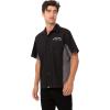 imageChef Works Custom Embroidered Mens Universal Contrast ShirtBlk Gry Mesh