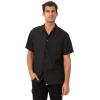 imageChef Works Custom Embroidered Mens Utility Cook ShirtBlack