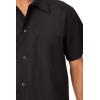 imageChef Works Custom Embroidered Mens Utility Cook ShirtBlack
