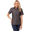 imageChef Works Custom Embroidered Womens Detroit Denim ShirtBlack
