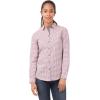 imageChef Works Custom Embroidered Womens Modern Gingham Long Sleeve Dress ShirtChili Peppers