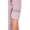 imageChef Works Custom Embroidered Womens Modern Gingham Long Sleeve Dress ShirtChili Peppers
