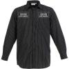 imageChef Works Custom Embroidered Mens Onyx Dress ShirtCharcoal Dash