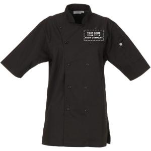 imageChef Works Custom Embroidered Mens Avignon Bistro ShirtBlack