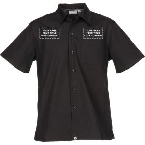 imageChef Works Custom Embroidered Mens Cool Vent Cook ShirtBlack