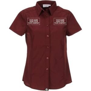 imageChef Works Custom Embroidered Womens Universal ShirtMerlot