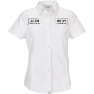 imageChef Works Custom Embroidered Womens Universal ShirtWhite