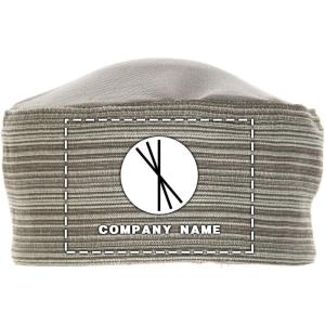 imageChef Works Custom Embroidered Brooklynn Cool Vent BlackGray Beanie