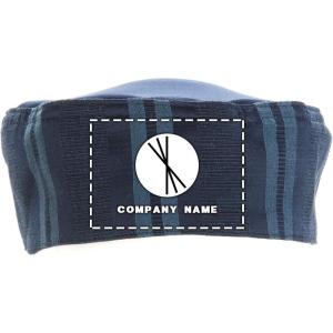 imageChef Works Custom Embroidered Presidio NavyBlue Beanie