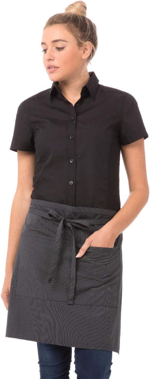 imageChef Works Custom Unisex Half Bistro ApronDark Grey
