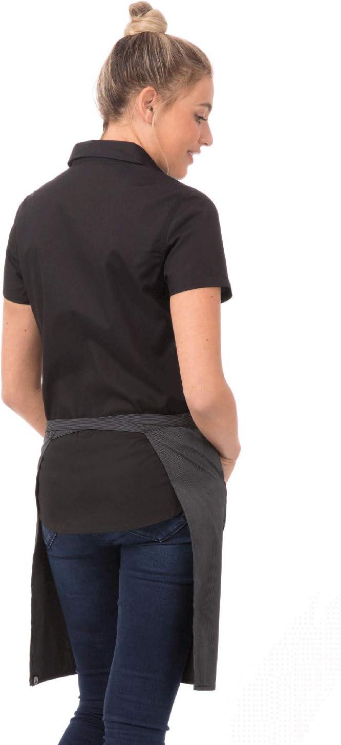 imageChef Works Custom Unisex Half Bistro ApronDark Grey