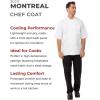 imageChef Works Custom Mens Montreal Cool Vent Chef CoatWhite