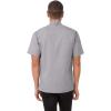 imageChef Works Custom Springfield Chef Coat for Men  Personalized Text EmbroideryGrey