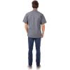 imageChef Works Custom Springfield Chef Coat for Men  Personalized Text EmbroideryInk Blue