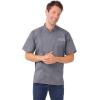 imageChef Works Custom Springfield Chef Coat for Men  Personalized Text EmbroideryInk Blue