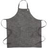 imageChef Works Custom Unisex Corvallis Bib ApronBlack Steel Grey