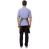 imageChef Works Custom Unisex Corvallis Bib ApronBlack Steel Grey