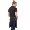 imageChef Works Custom Unisex Half Bistro ApronDark Grey