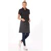 imageChef Works Custom Unisex Half Bistro ApronDark Grey