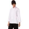 imageChef Works Custom Womens Sofia Chef CoatWhite