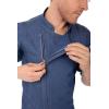 imageChef Works Customized Mens Gramercy Denim Chef CoatIndigo Blue