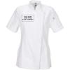 imageChef Works Custom Embroidered Womens Roxby Chef CoatWhite