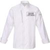 imageChef Works Custom Mens Trieste Premium Cotton Chef CoatWhite