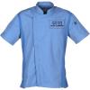 imageChef Works Custom Springfield Chef Coat for Men  Personalized Text EmbroiderySky Blue