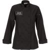 imageChef Works Custom Womens Sofia Chef CoatBlack